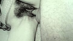 Chubby girl says, 'cum inside me'