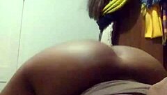 Ebony Babe With Big Fat Ass Gets Fucked Hard In Various Positions