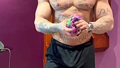 my friend gives me his ass to keep our secret in bdsm session