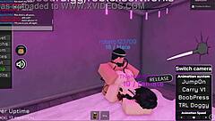 Fucking hot Roblox girl with big tits and ass gets cumshot!