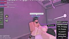 Fucking hot Roblox girl with big tits and ass gets cumshot!