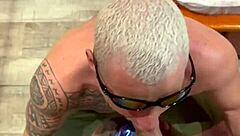 my friend gives me his ass to keep our secret in bdsm session