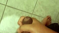 i fat virgin jerking my little cock while reading open messages and cumming hard