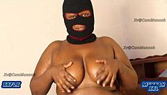 BBW with big tits enjoys sweet foreplay