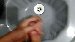 Jerking Off in Bathroom After Soccer Game