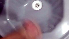 Jerking Off in Bathroom After Soccer Game