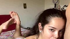 Sloppy oral sex with Wellington Prado's big cock.