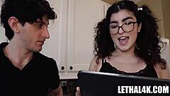 nikki slick bangs her boss nick strokes in pov