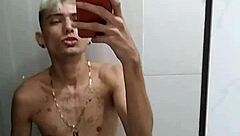 Jerking Off in Bathroom After Soccer Game