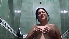 I Masturbate In The Bathroom With My Sister-In-Law, See Through Wife Big Ass