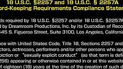 I, a Japanese girl, skip walk with remote vibrator in night alley