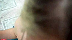 behind the scenes, milf gets huge load on tits after blowjob