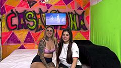 New girl experiences first time with husband.