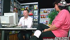 German mature mother at job interview gets seduced