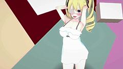 Koikatsu Arisu OC dances gracefully