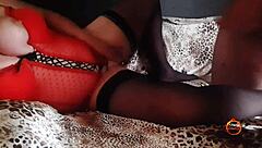 KlaudiaAmbergirl's light masturbation before ass counting.