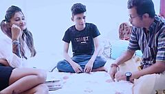 18 Year Old Indian Amateur With College Teacher And Stepbrother Sex