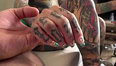Homemade tattooed japanese amateur dreams of sex industry