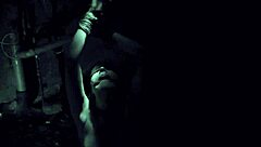 Sexy girl next door fingers her hairy pussy to a powerful orgasm