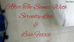 after the scenes with serenity love and lisa foxxx
