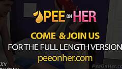 peeonher perfect piss fuck piss drinking