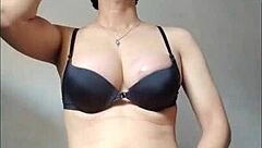 Big Tit Asian Shemale Masturbates To Cumshot