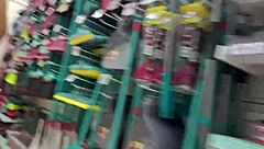 Wife Flashes No Panties in Public Street and Car