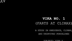 Wow, Vika Farts at Tight Pussy Climax!