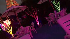 I can't resist this half-japanese beauty in the night pool