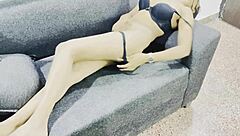 Indian Model Teen Performs Amazing Solo Workout