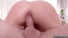 Attractive Slim Teen Gets Penetrated in Gaping Anus