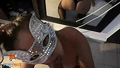 After Deep Throat Blowjob Latina Gets Intense Anal Pounding Until Creampie Drips Out