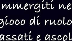 Mistress Dominates Slave in Italian Roleplay Ep1