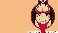 Futanari jayla de angels gives hardcore fuck to marie berger with deepthroat and self facial