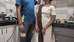 Indian Teen 18+ Bent Over in Rough Doggystyle by Stepbrother with Big Cock