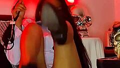 I Play With My Tight Pussy Penetrating Myself With Dildo And Cum