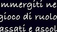 Mistress Dominates Slave in Italian Roleplay Ep1