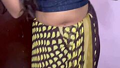 Called bhabhi from kitchen to quench the thirst of her shaved pussy