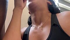 i love sucking that big black cock deep in my mouth - amateur couple fun