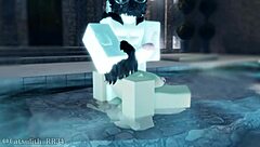 alone in indoor pool with shy girl leads to rough doggystyle fucking bent over