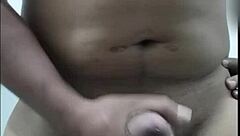 Beautiful Filipina girl has sensual video call sex in dorm