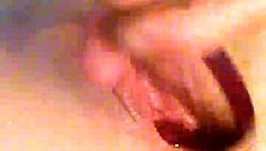 Wife's Intense Emotions In Slow Motion Toy Plunge Into Dripping Squirting Pussy