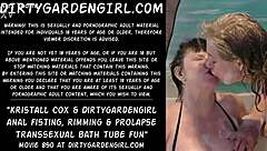 i love when kristall cox does rimming and prolapse fun in the bath tube with transsexual insertion