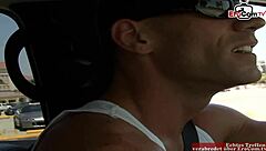 Busty Blonde British Slut with Tattoo Picked Up on Street for Hardcore Fucking and Facial Cumshot