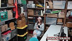 Young shoplifter gets caught and faces consequences.