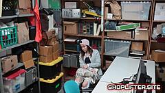 Young shoplifter gets caught and faces consequences.