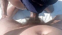 Muscular Lifeguard Found in Dunes Turns Submissive for Deep Amateur Anal Outdoor on Beach