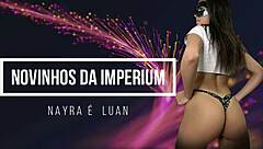 Can a skinny brunette wife handle choking and gagging on cock by the pool after hookah