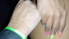 I sucked off strangers' cocks at the gloryhole in the swingers house party!