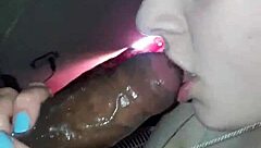 Wanna see my girlfriend sucking that huge black cock?